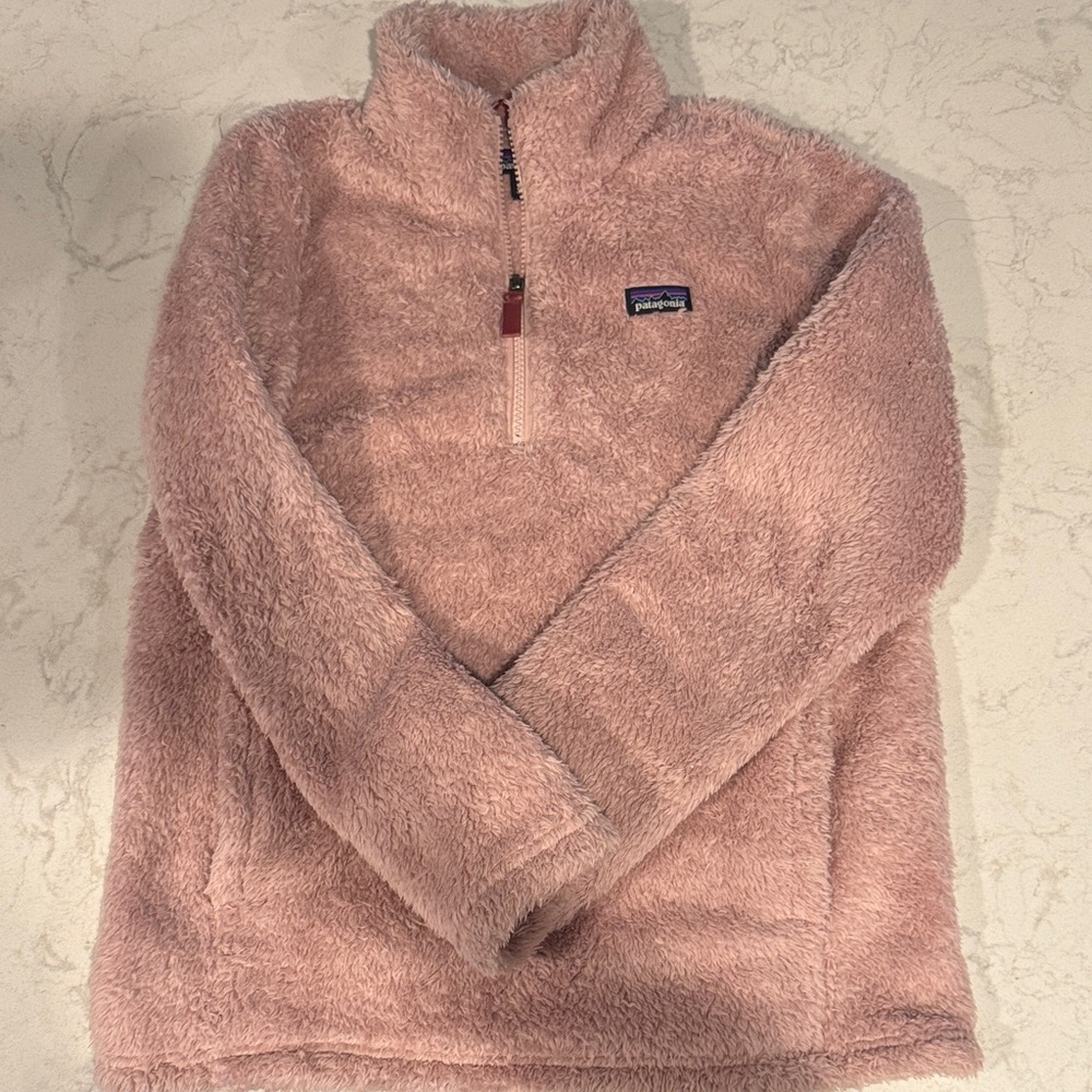 Patagonia Fleece Jacket in Light Pink